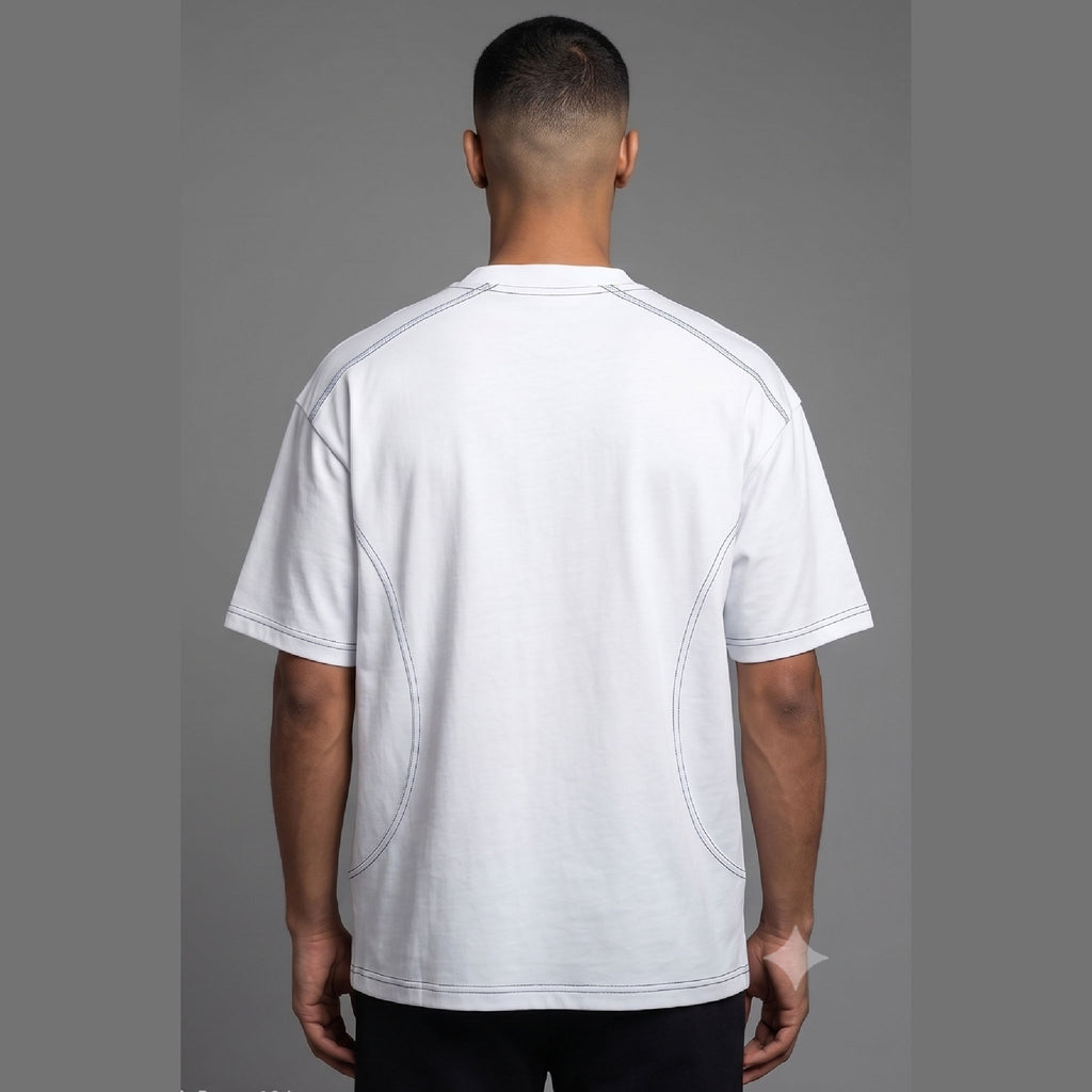 short sleeve white T with Al-Nassr Design