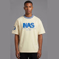 Short sleeves t-shirt Yellow base with blue details
