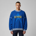 a blue sweatshirt with Al-Nassr details on it