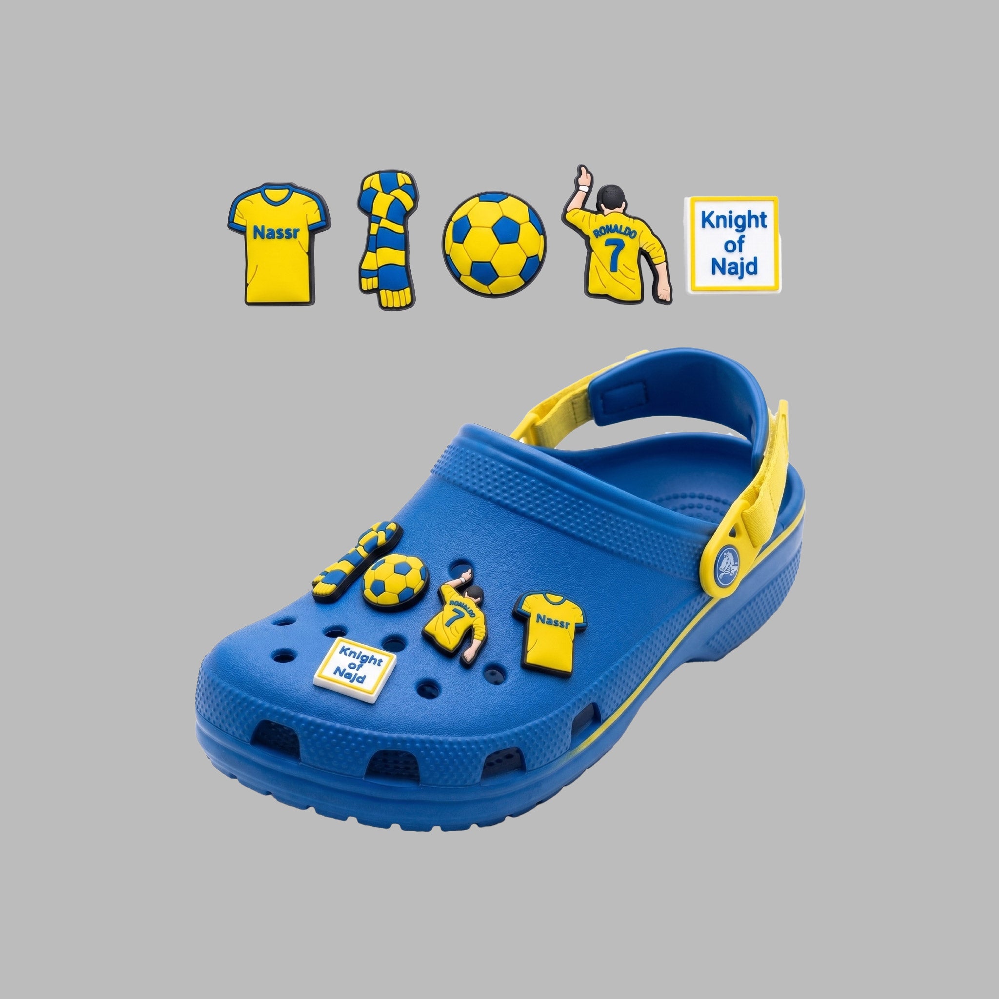 Al-Nassr Crocs Charms