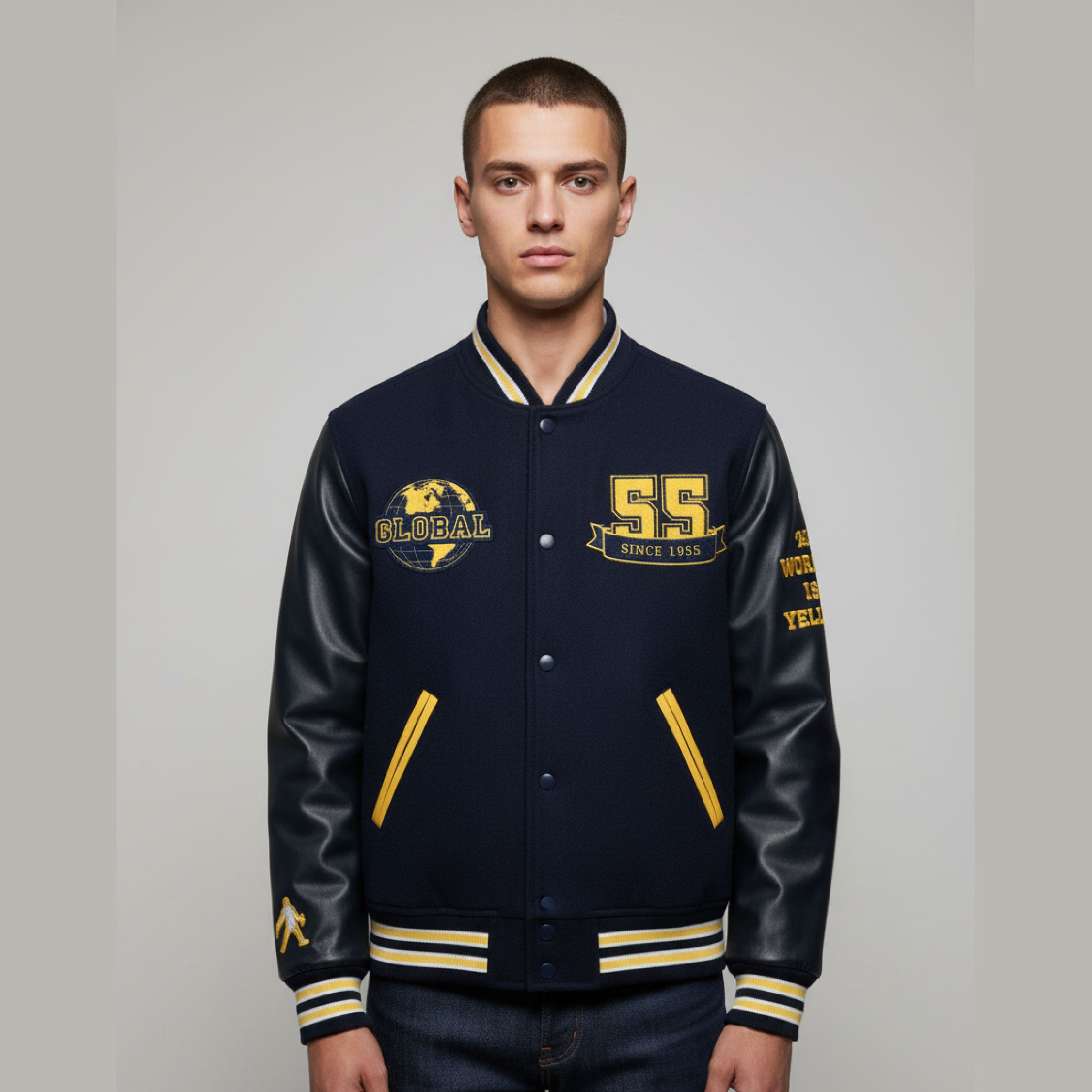 Black jacket with Al-Nassr Design