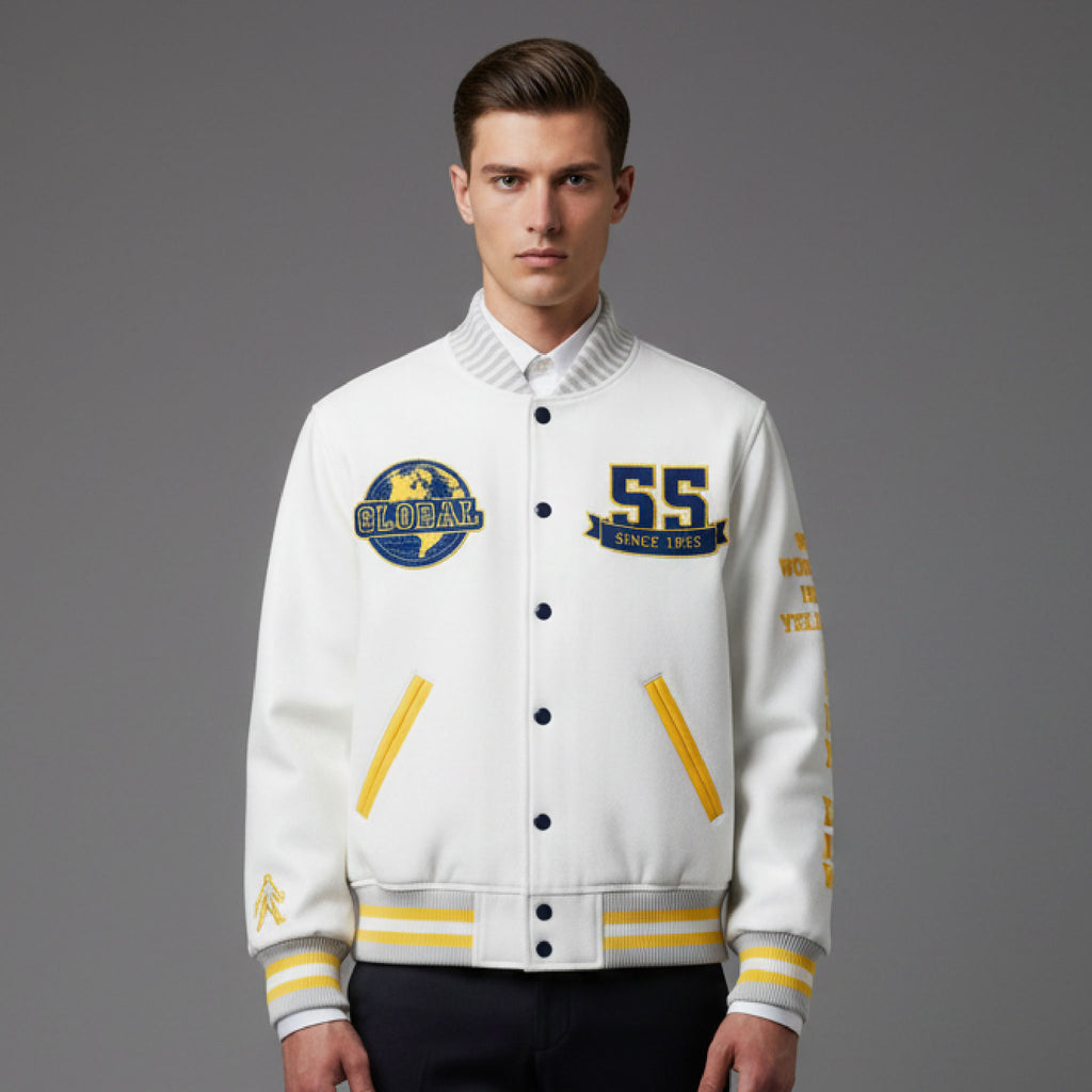 White jacket with the Al-Nassr Designs