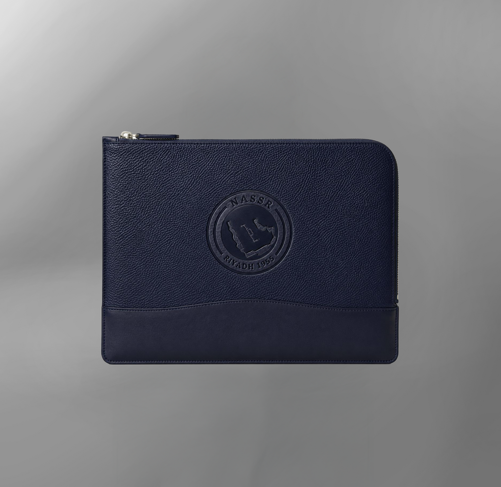 Al-Nassr Laptop Pouch - Navy Blue and Black