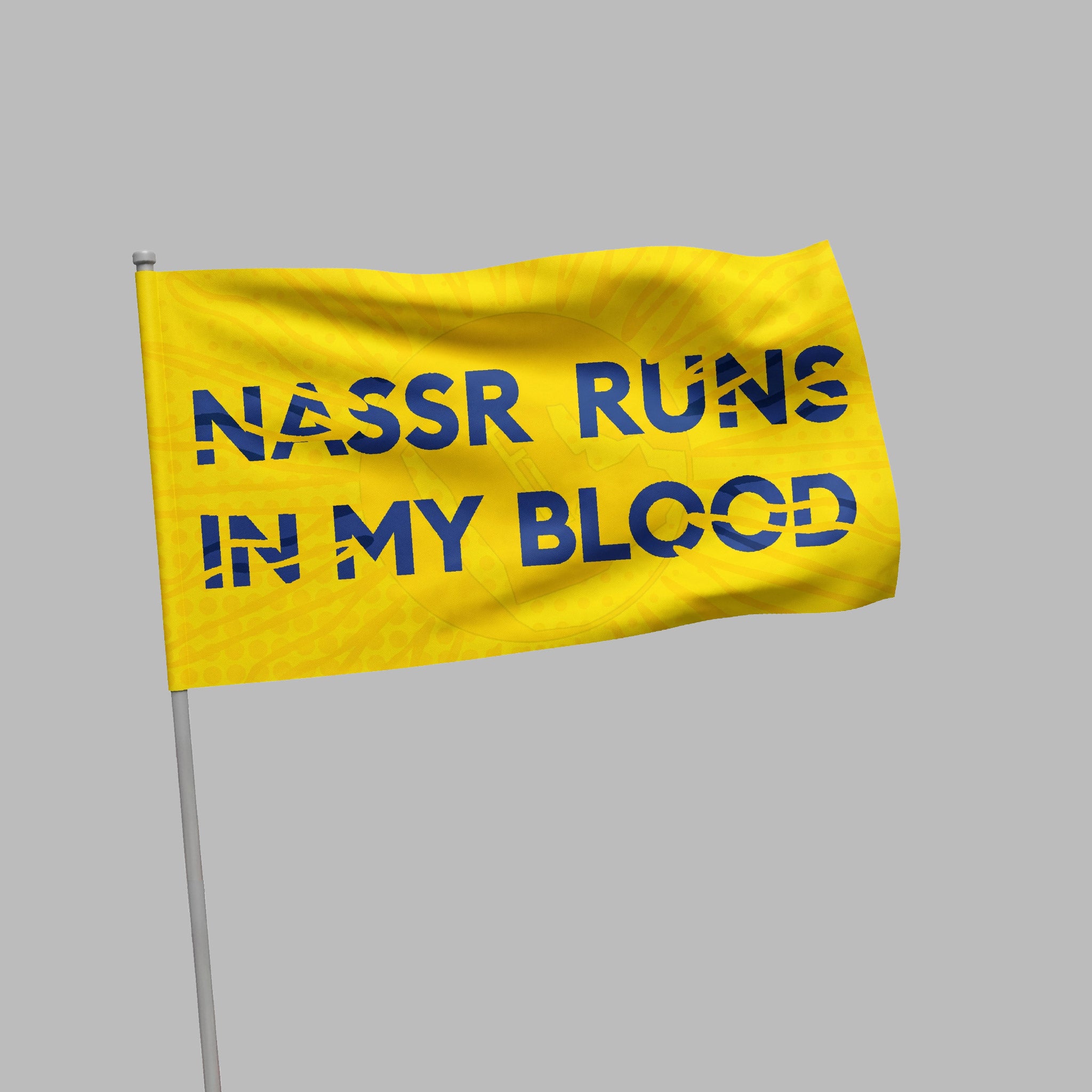 Al-Nassr Runs in my blood flag