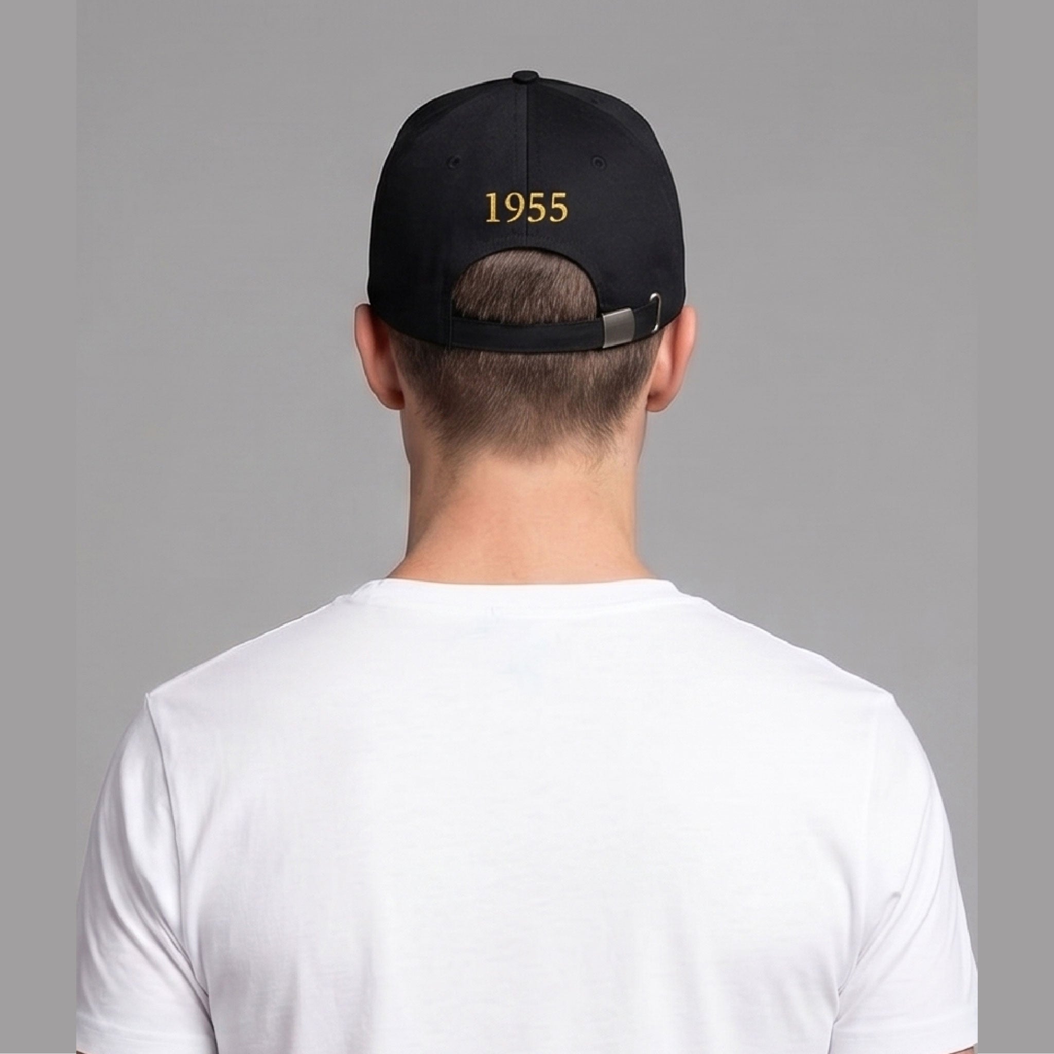 Black Cap with the Yellow Al-Nassr Typographic on it