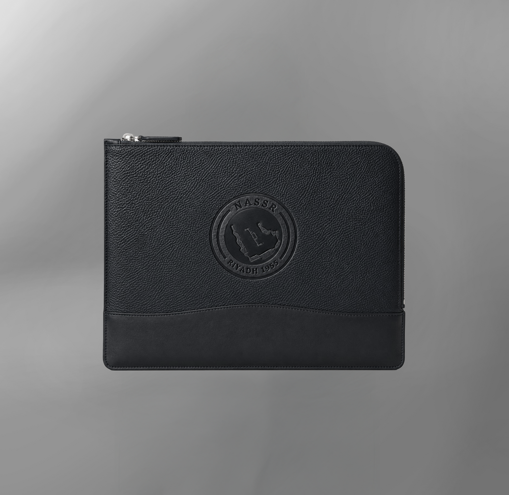 Al-Nassr Laptop Pouch - Navy Blue and Black