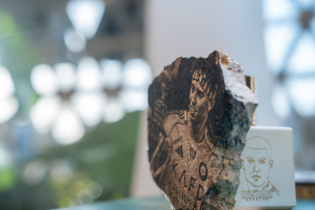 Al Nassr Summit Collection - engraved stone collectible front view