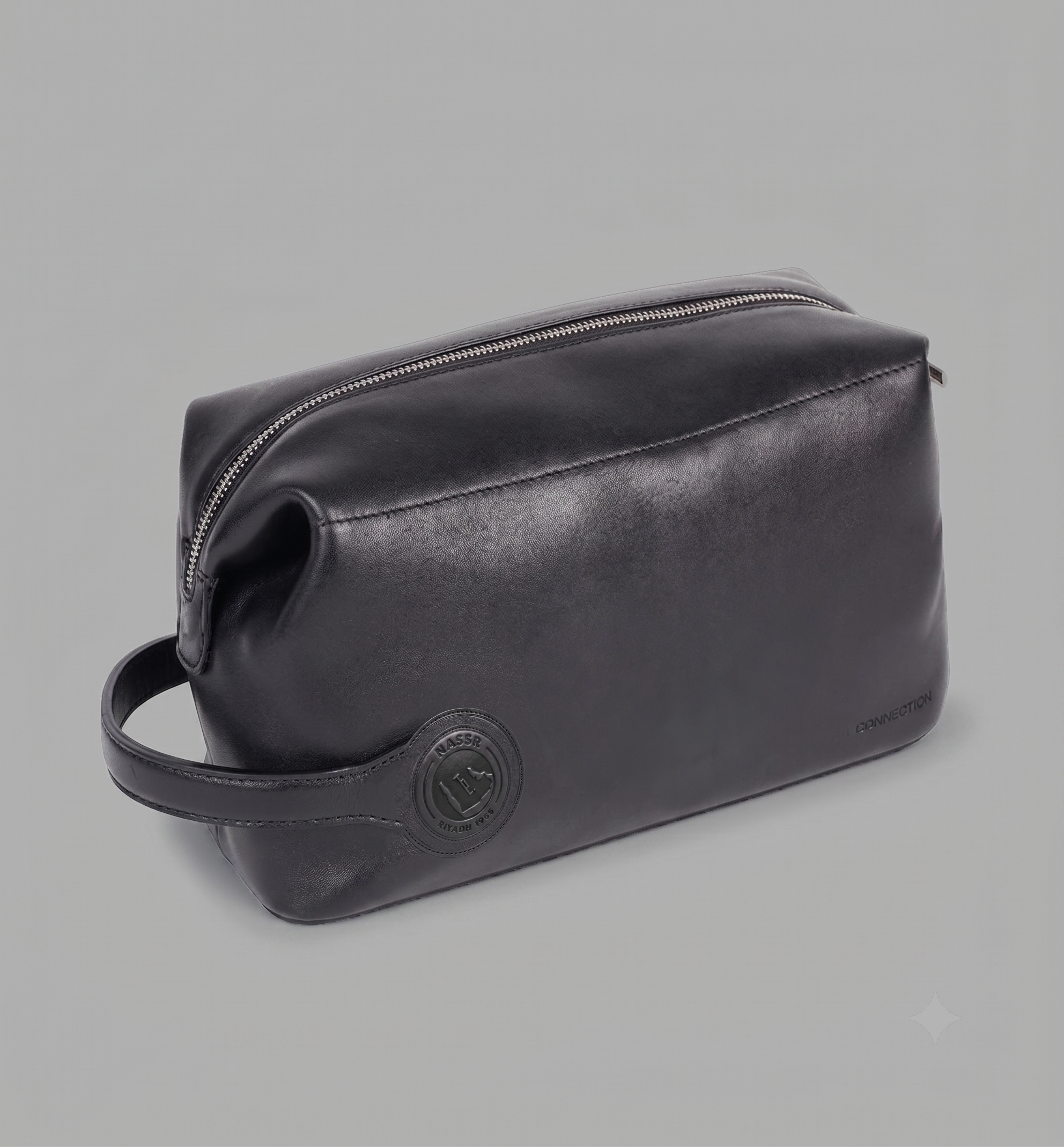 Al-Nassr Leather Black Bag