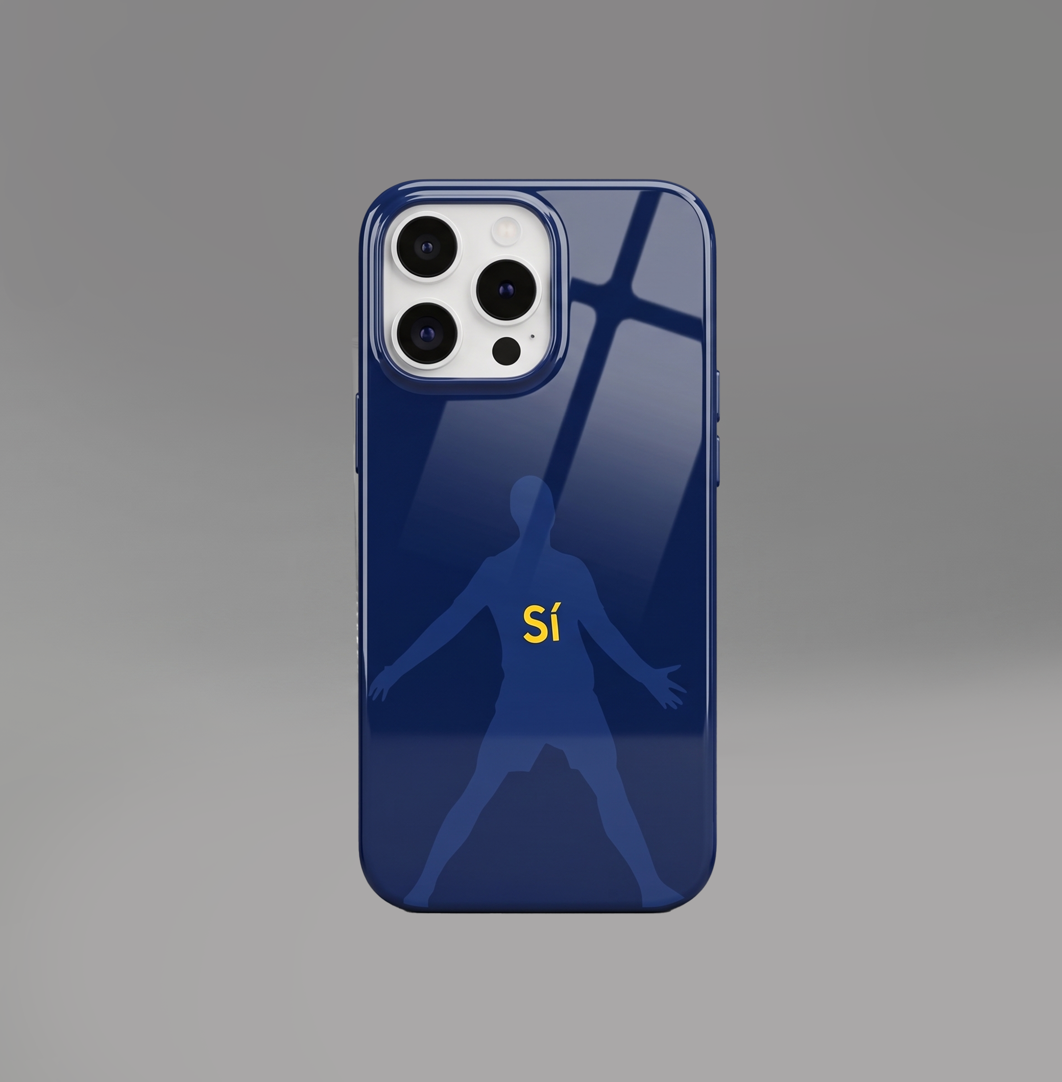 Al-Nassr blue phone case