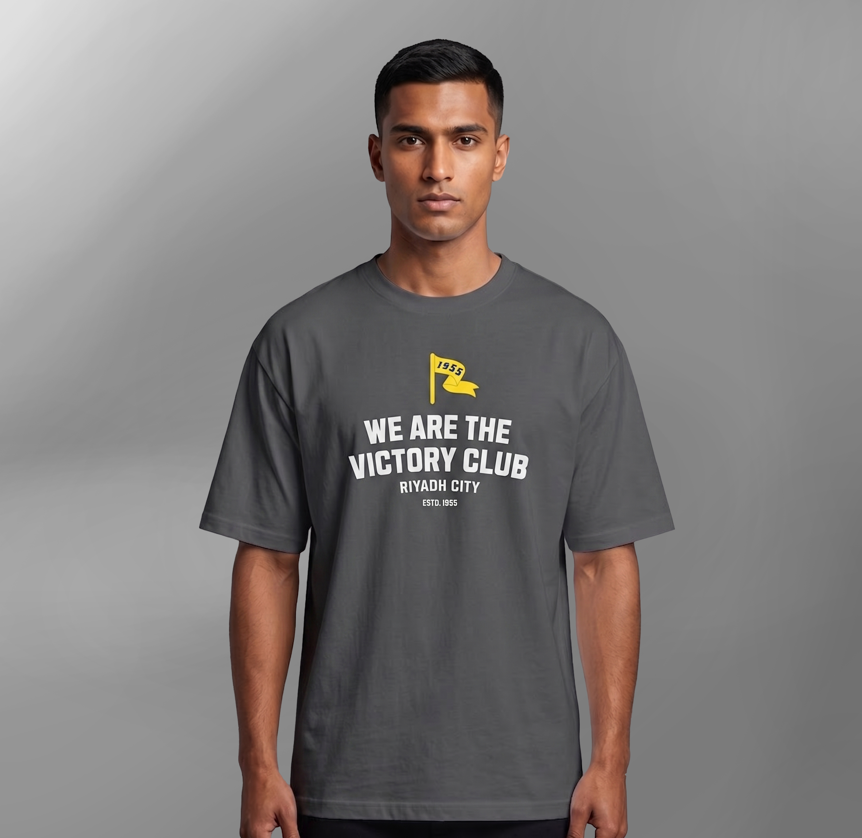 Al-Nassr Gray Short Sleeve T-shirt