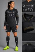 Al-Nassr Women's Third Kit 26/27 - Black & Gold Jersey