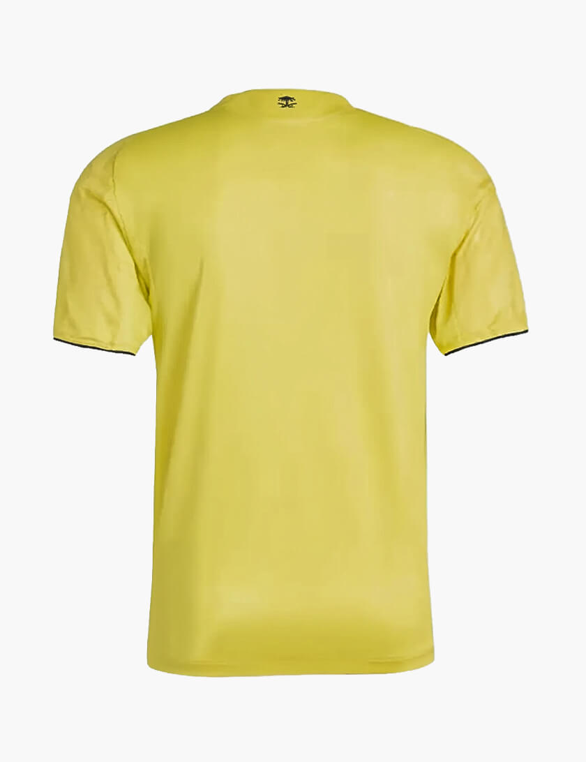 Al Nassr Home Kit 2025/26 - Gathern sponsor & Adidas stripes
