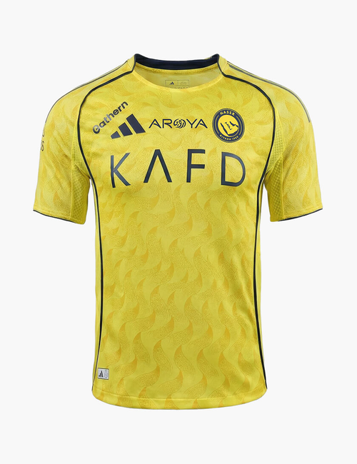 Al Nassr Home Kit 2025/26 - Saudi Arabia emblem detail
