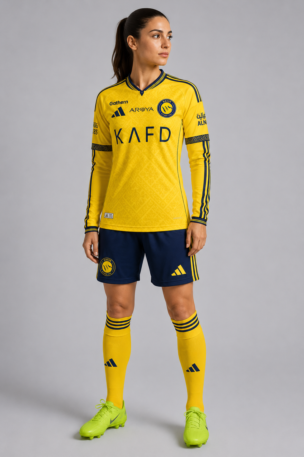 Al-Nassr Women's Home Kit 26/27 - Yellow Jersey